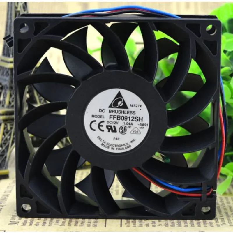 New Cooler Fan for Delta FFB0912SH 12V 1.04A 9CM Violent High Air Volume Fan 9025 90*90*25MM