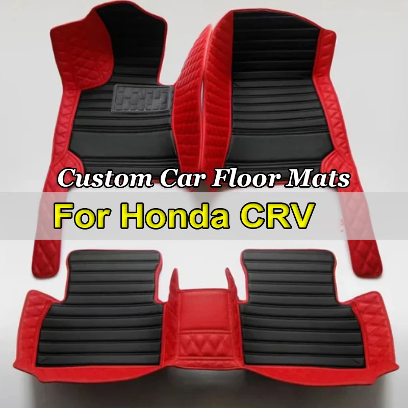 

Car Floor Mats For Honda CRV 2012 2013 2014 2015 2016 Custom Auto Foot Pads Automobile Carpet Cover interior accessories