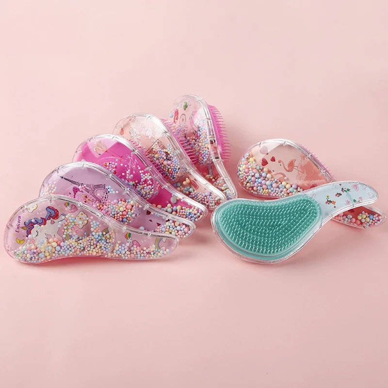 Cartoon Magic Comb Anti-static Massage Unicorn Hair Brushes Detangle Shower Massage Hairbrush