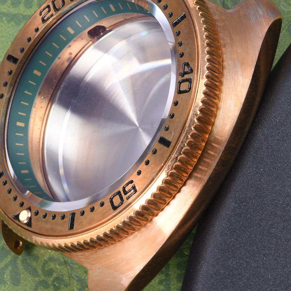 

HEIMDALLR Watch Case Turtle 6105 Bronze 4.2 O'clock Sapphireglass for NH35/36 Automatic movement Diving watch case C3 super lume