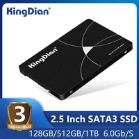 KingDian SSD Sata III 60GB 120GB 128GB 240GB 256GB 480GB 512GB 1TB 2TB Hard Drive Disk 2.5 Inch 7mm (0.28\