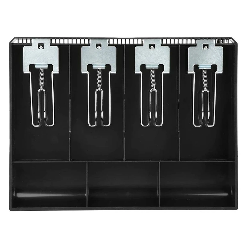 하드 케이스 금속 클립 금전 등록기 상자, 동전 서랍 상자, 현금 서랍 트레이, 머니 카운터 케이스, 신규 분류점