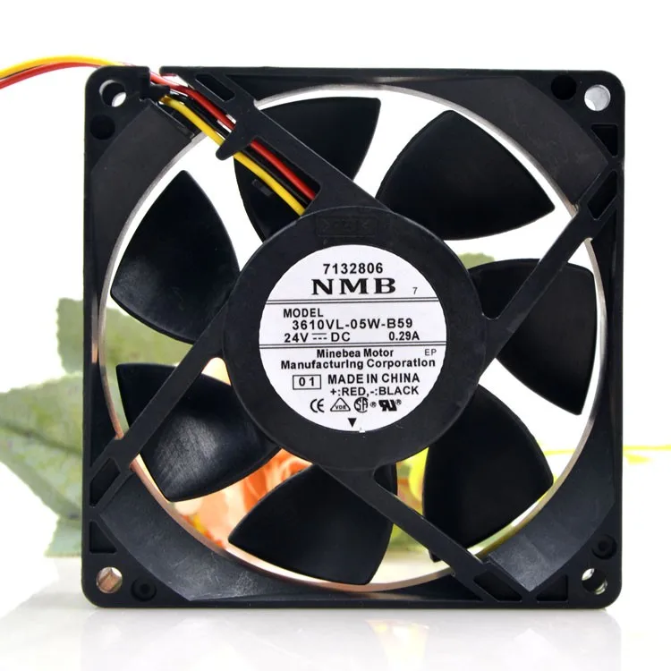 새로운 오리지널 3610VL-05W-B59 24V 0.29A 9025 90x90x25mm 냉각 팬 라디에이터
