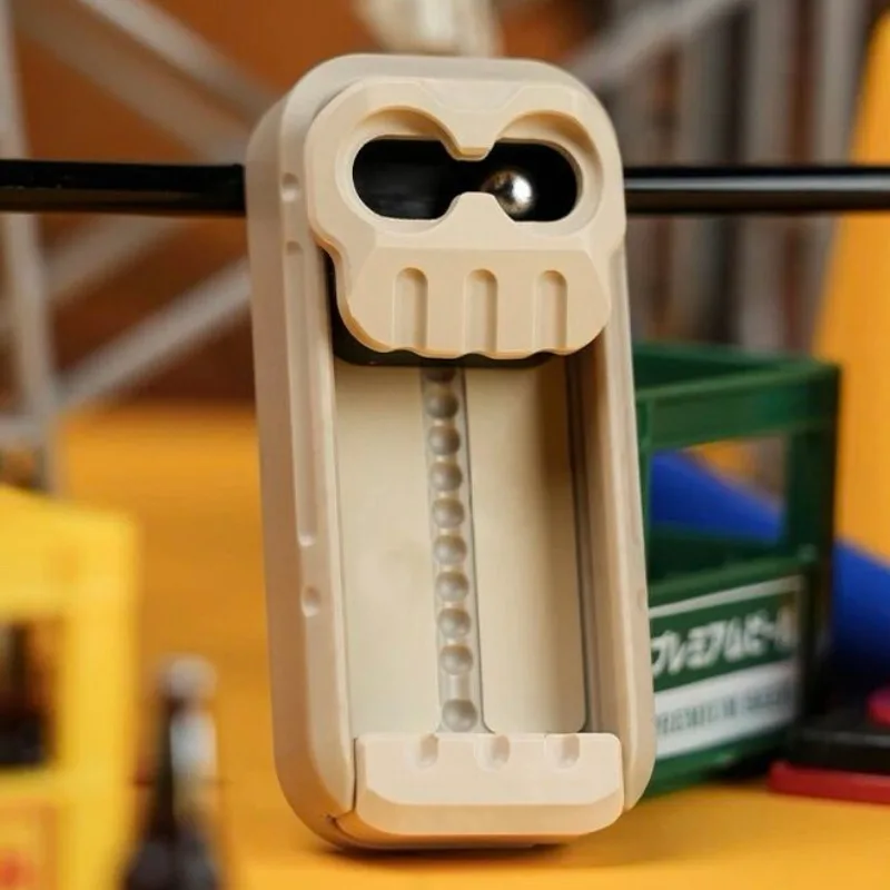 Karami EDC Pony Mechanical Metal Dense Section Direct Push Fingertip Card Pushing Stress Relief Toy