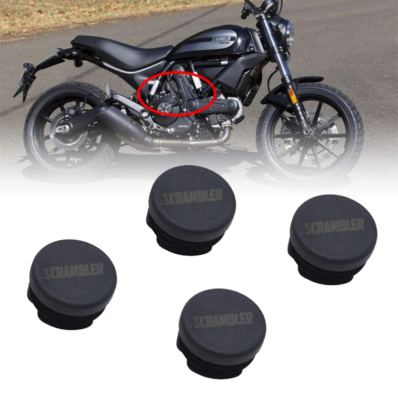 

Fit For Ducati Monster 797 2017-2021 Accessories 4pcs/Set Motorcycle Body Frame Cover ABS Plastic Monster 797 Frame Hole Cover
