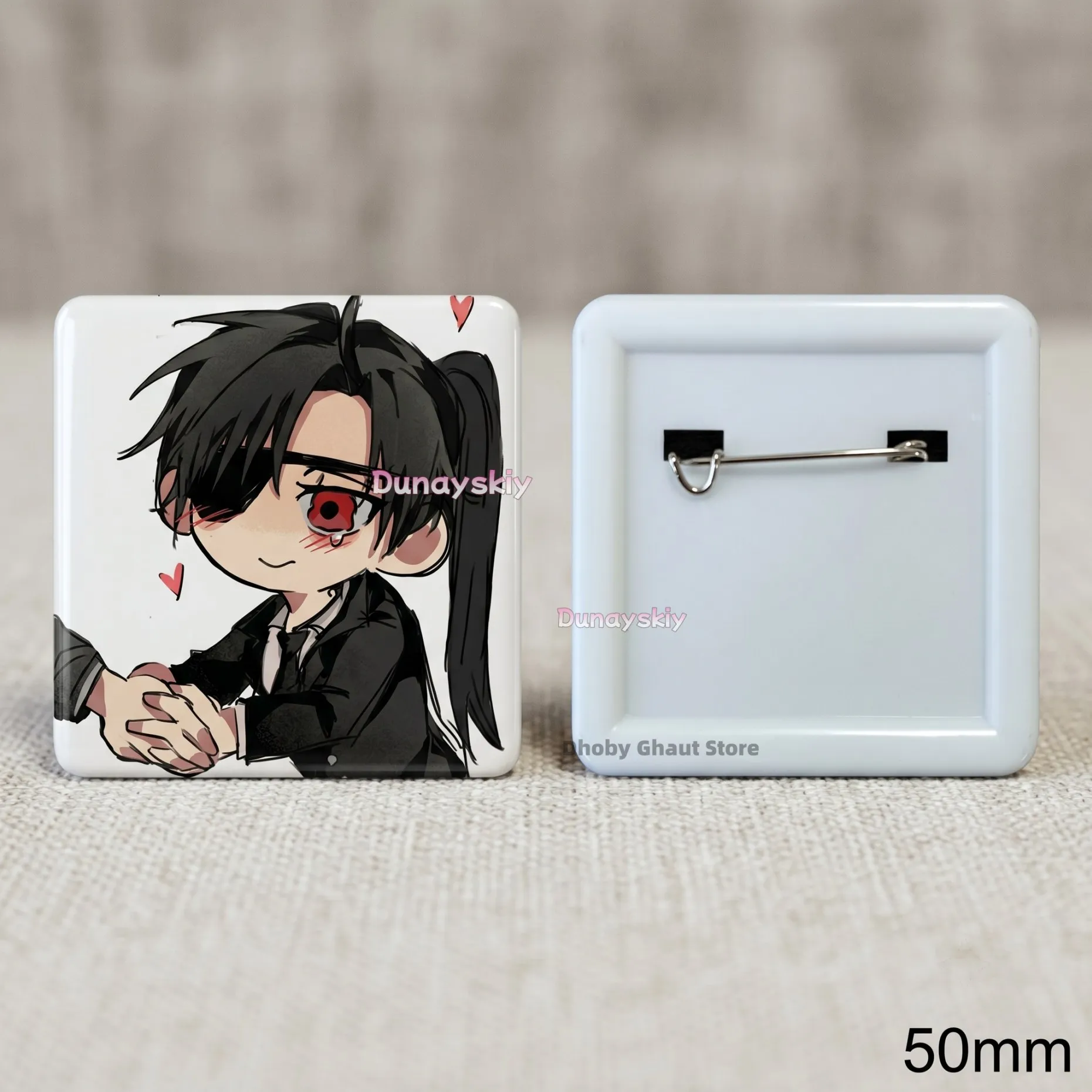 Anime Metal Badges Daemons of the Shadow Realm Yomi No Tsugai  Asa Double Brooch Enamel Pin Gift Asa Daemons of the Shadow Realm