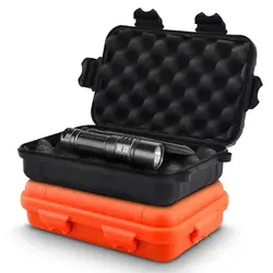 1PCS Small Box for Phone Plastic Camping Survival Kits with FoamCase with 2u Buckle for Micro Flash Drive/Wallet/Flashlight