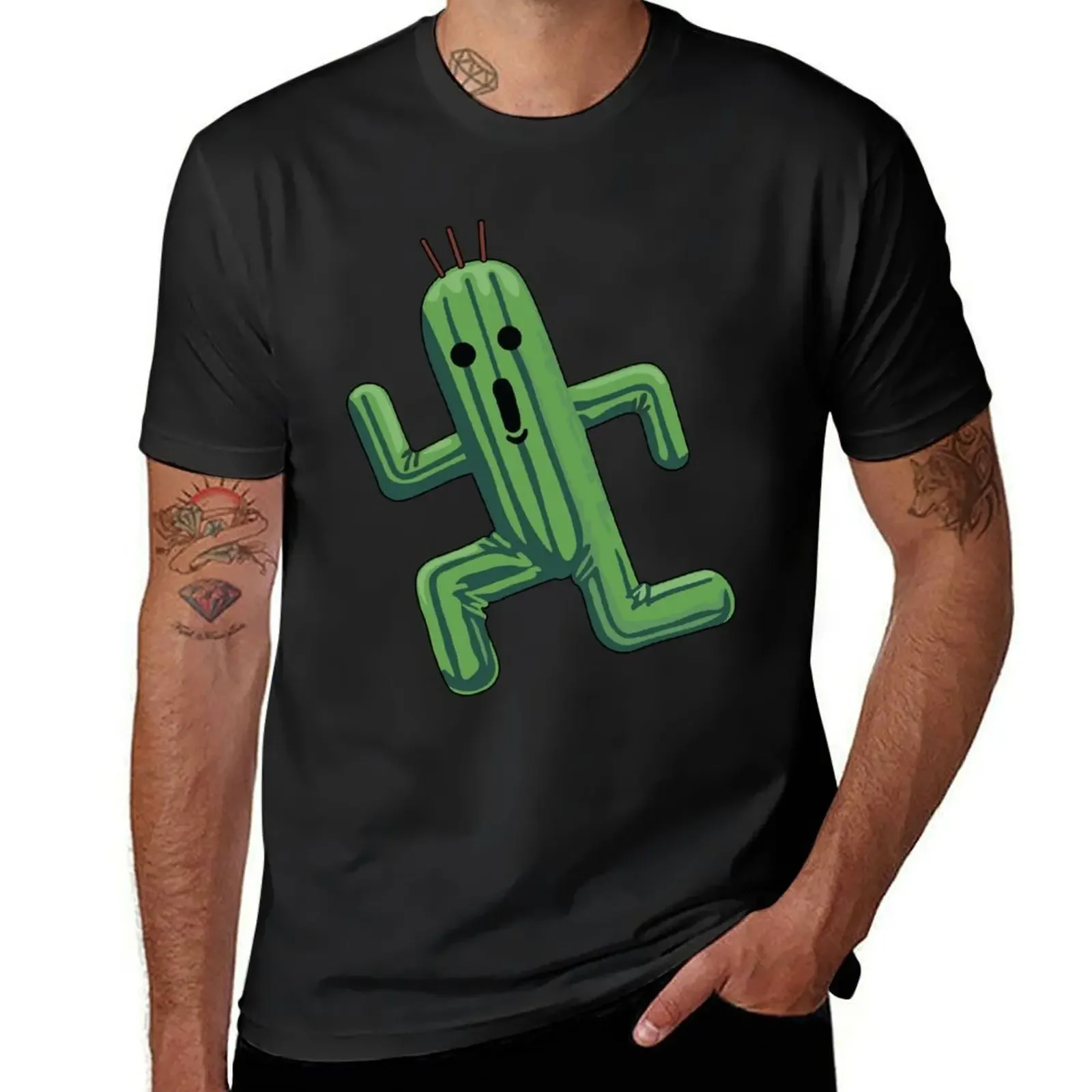 

Cactuar T-Shirt customizeds kawaii clothes basketball graphic tees mens t shirts casual stylish