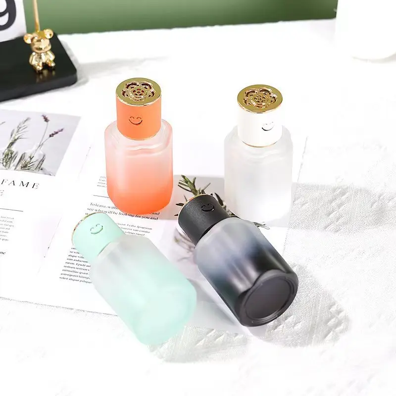 Glass Perfume Bottles 120ml Elegant Home Fragrance Refillable Home Decoration Incense Diffuser Aromatherapy Reed Diffuser Bottle