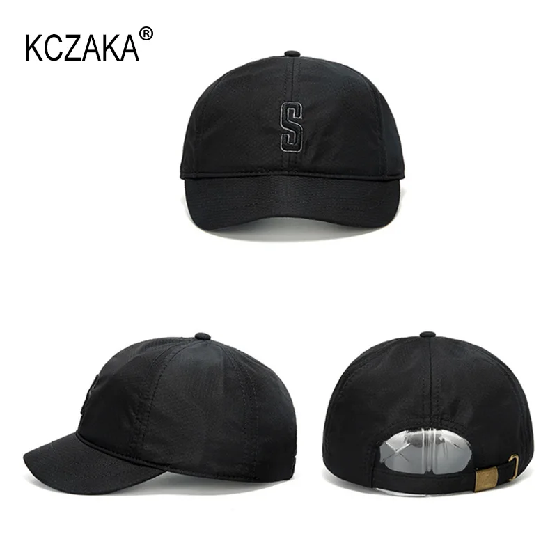 Summer Mens Letter Short Brim Baseball Cap Unisex Spring Outdoor Quick Dry Sports Polyester Snapack Caps Umpire Dad Hats