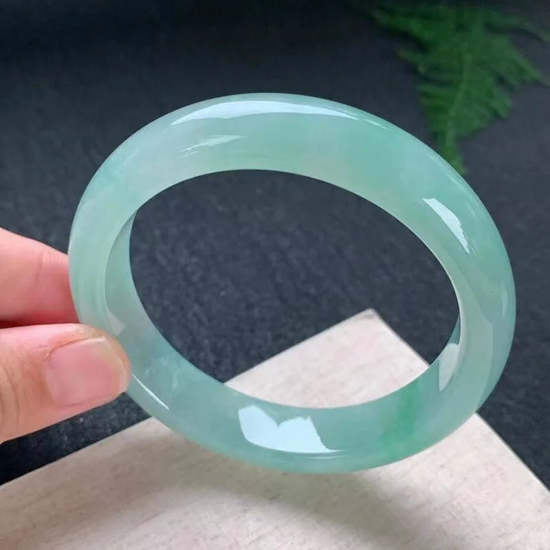 

zheru Jewelry Natural Burma Jade 54mm-62mm bracelet Exquisite Princess bracelet send girlfriend send mom