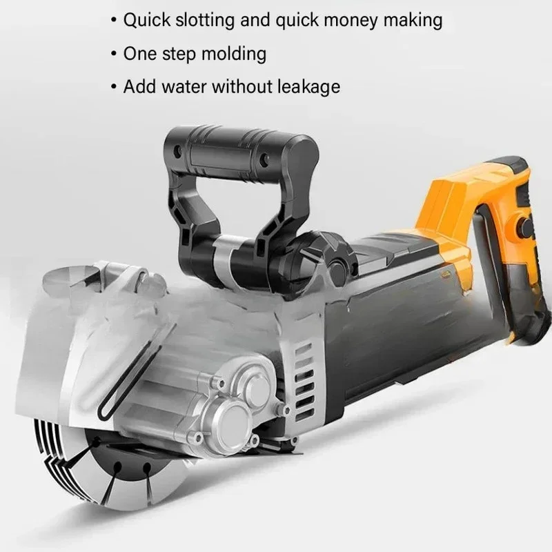 

High-Power Industrial-Grade Hydropower Slotting Machine One-Time Forming Hydropower Installation Wall Dust-Free Slotting Artifac
