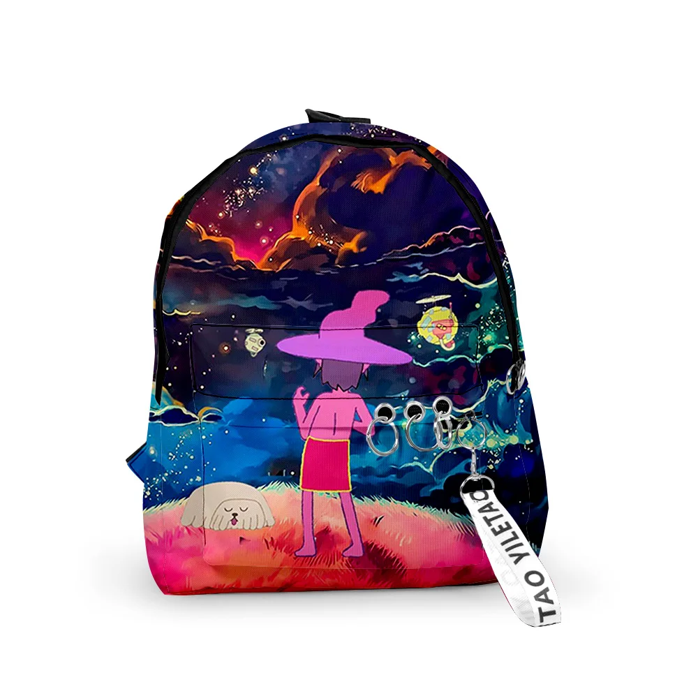 

The Midnight Gospel Cartoon Backpack Schoolbag Travel Bag Casual Style Harajuku Daypacks Rucksack Unisex Bags