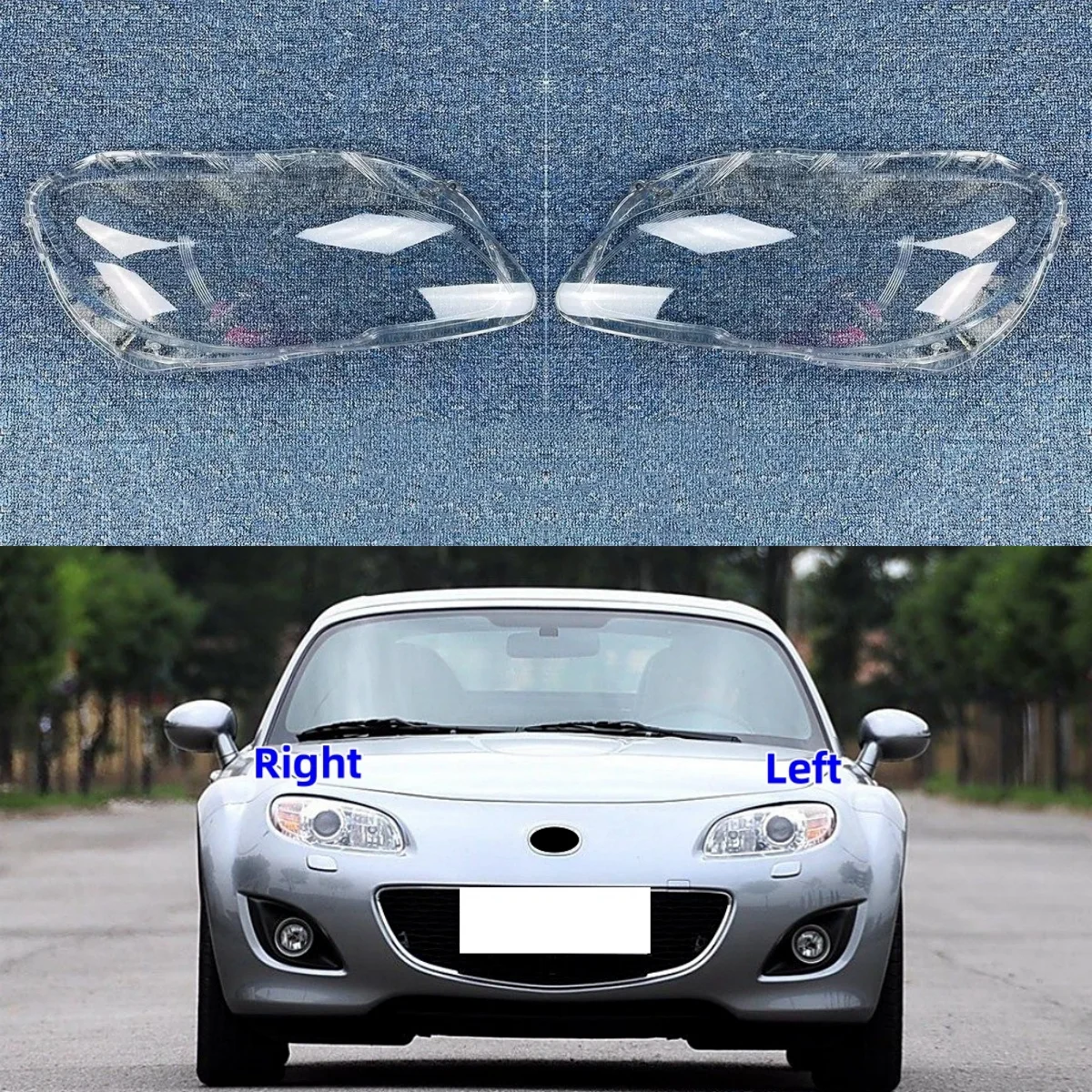 

Для Mazda MX-5 MX5 2009 2010 2011 2012 2013 2014, аксессуары для транспортных средств, прозрачный материал ПК, фары, линзы лампы