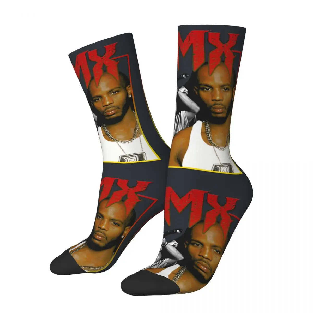 Hip Hop Rap 90s Men's compression Socks Unisex urban modern Pattern Printed Funny Crew Sock Gift official-website tops fugees