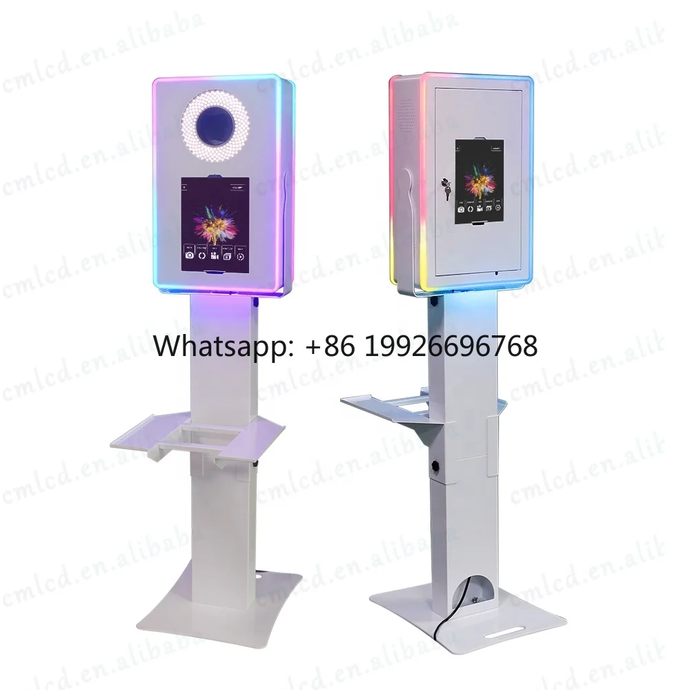 

Camera Photo Booth 11/ 12.9 Inch iPad Pro 10.9 Inch iPad Air Photo Booth IOS Software Adapted with Printer Stand Selfie Kiosk
