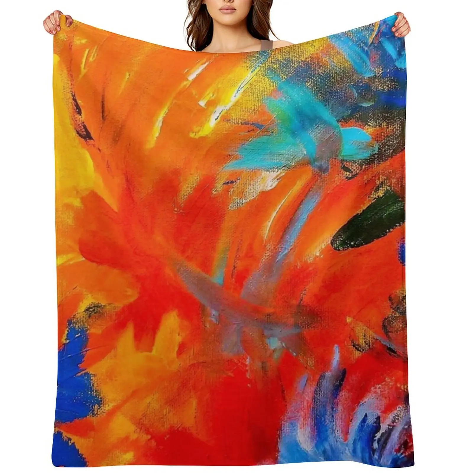 

Fire Garden Throw Blanket Travel Beach Fashion Sofas sofa bed Blankets