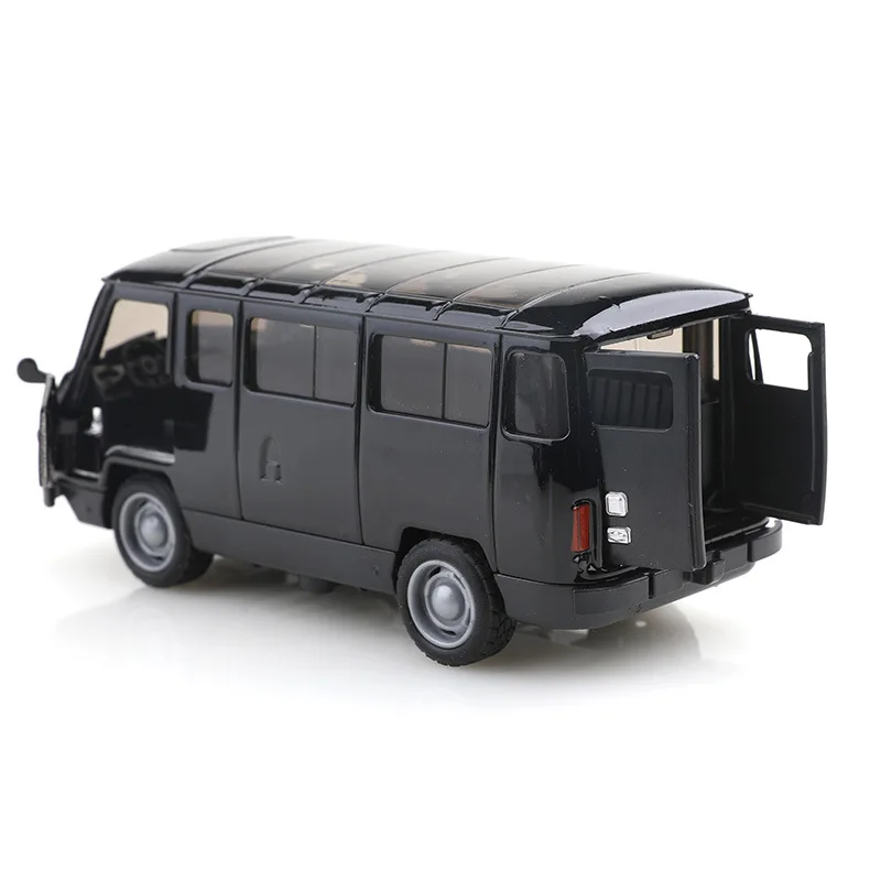 1/36 UAZ Travelers Alloy Bus Car Model Diecast Metal Toy Traffic City Tour Vehicles Car Model Simulation Pull Back Children Gift