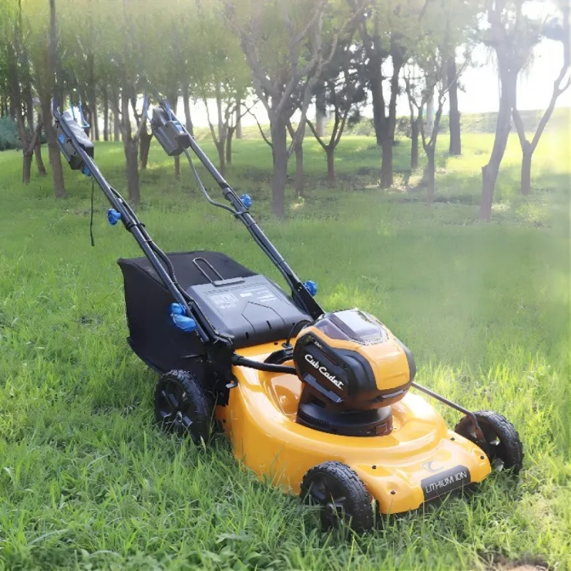 

Electric self-propelled cub60v lithium battery charging lawn car lawn machine