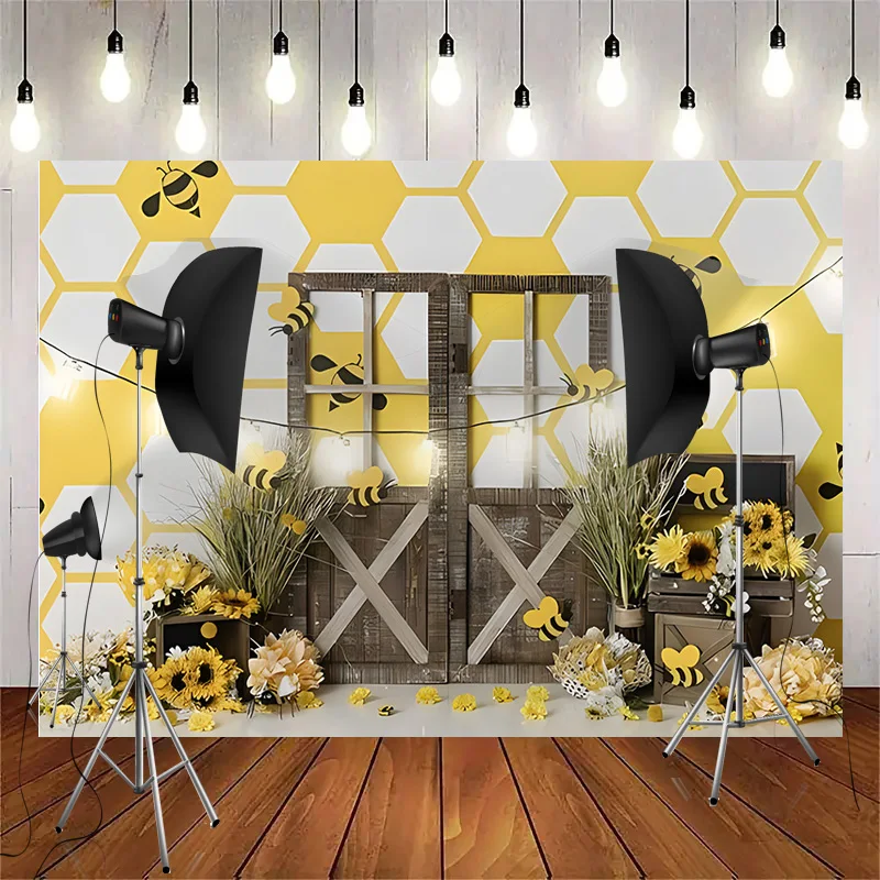 Fondo de fotografía Digital para el día de Pascua, accesorios para estudio fotográfico, conejo, flores, puertas de arco, maternidad, YH-01