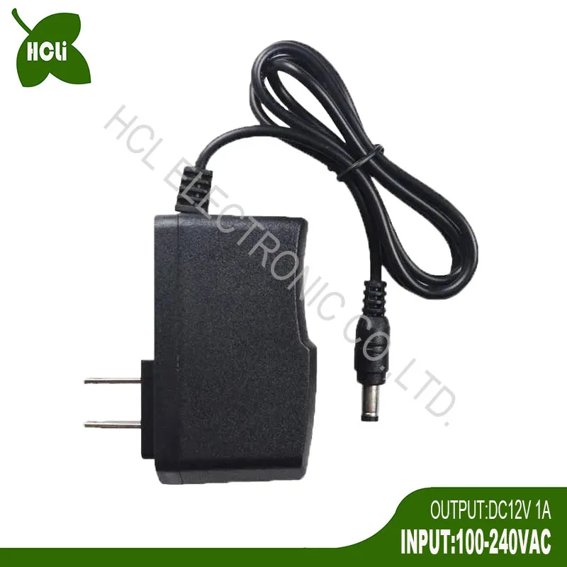 Hot Sale AC100-240V to DC12V 1A Converter Adapter Switching Power Supply For Monitor TPlink Game Machine free shipping 5pcs/lot