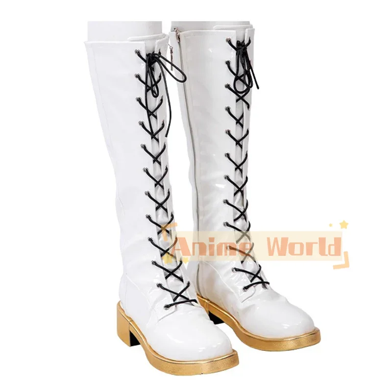 Children Boys Girls KPop Demon Hunters HUNTR/X Rumi Black Dance Outfit Shoes Cosplay Boots Halloween Carnival Props
