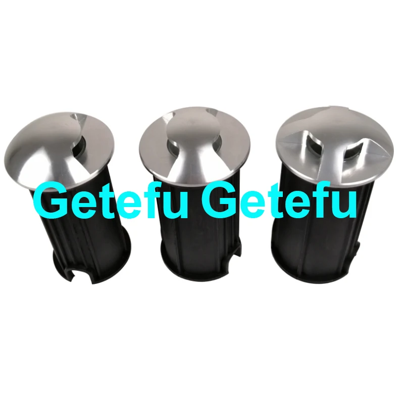 4 Stück 3W/5W LED Bodeneinbauleuchte IP67 DC12V Außen-Einbauleuchte 1/2/4-Seitenansicht Untergrundlampe Gehwegbeleuchtung AC110V 220V – Detail 5