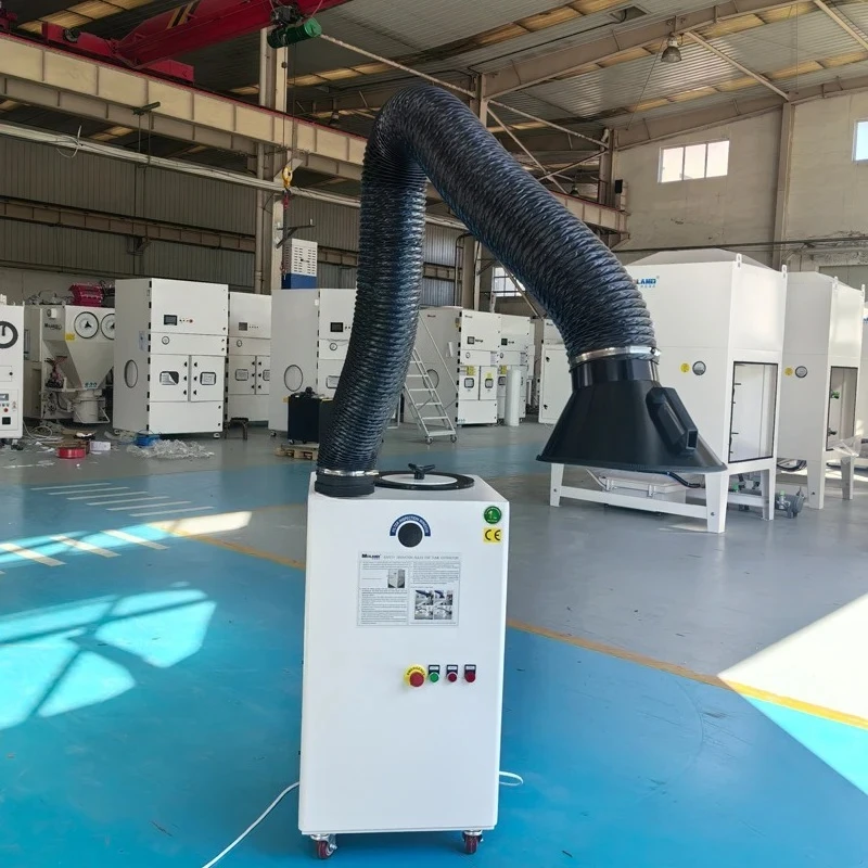 Mobiler mobiler Rauchgasabsauger zum Schweißen mit flexiblem Arm