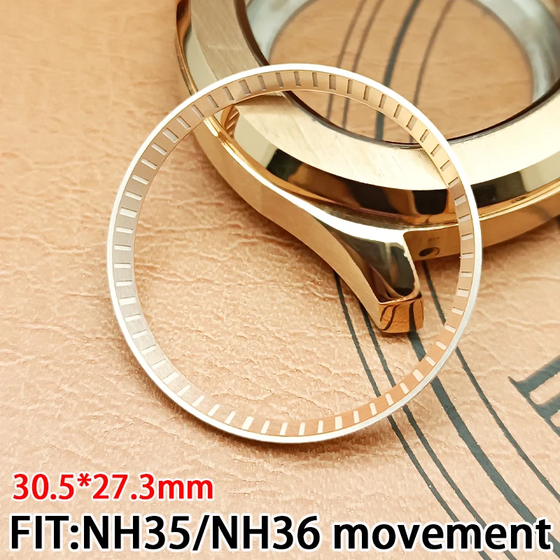 Watch high-quality chapter ring30.5*27.3mm for NH35NH36 movement case replacement of inner shadow ring watch accessories