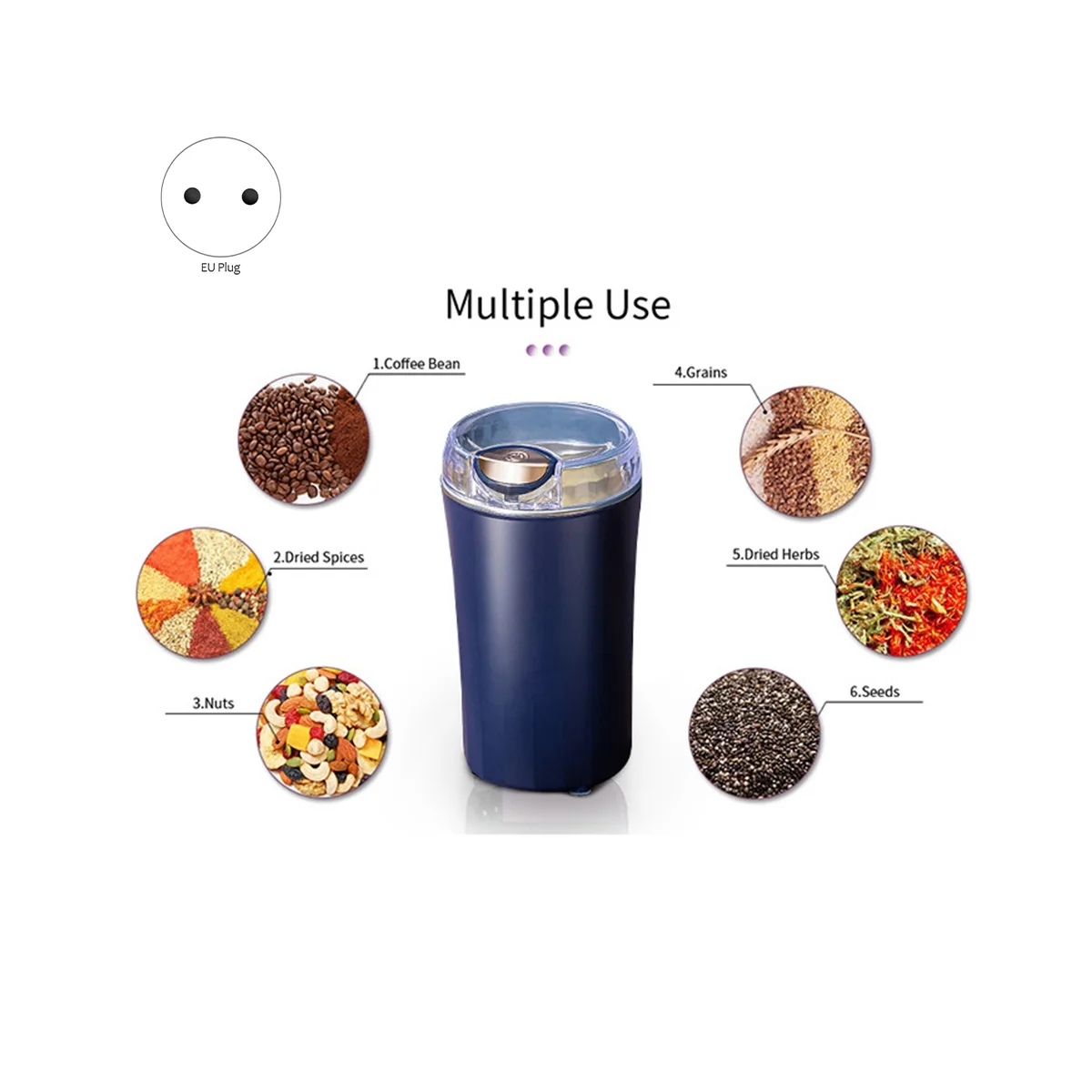 Machine à café électrique portable, cafetière à capsules expresso pour la maison, cafetière à café perfecto, prise UE blanche