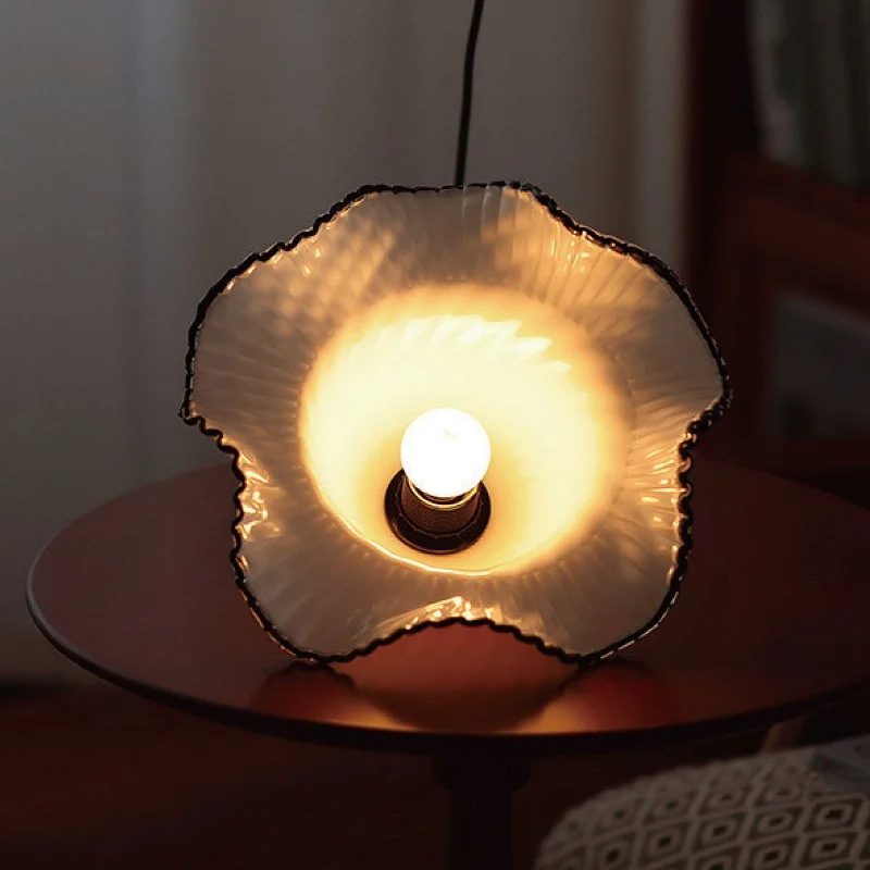 

Handmade Glass Hat Chandelier Living Room Bedroom Atmosphere Decorative Lamp Creative Dining Room Lamp