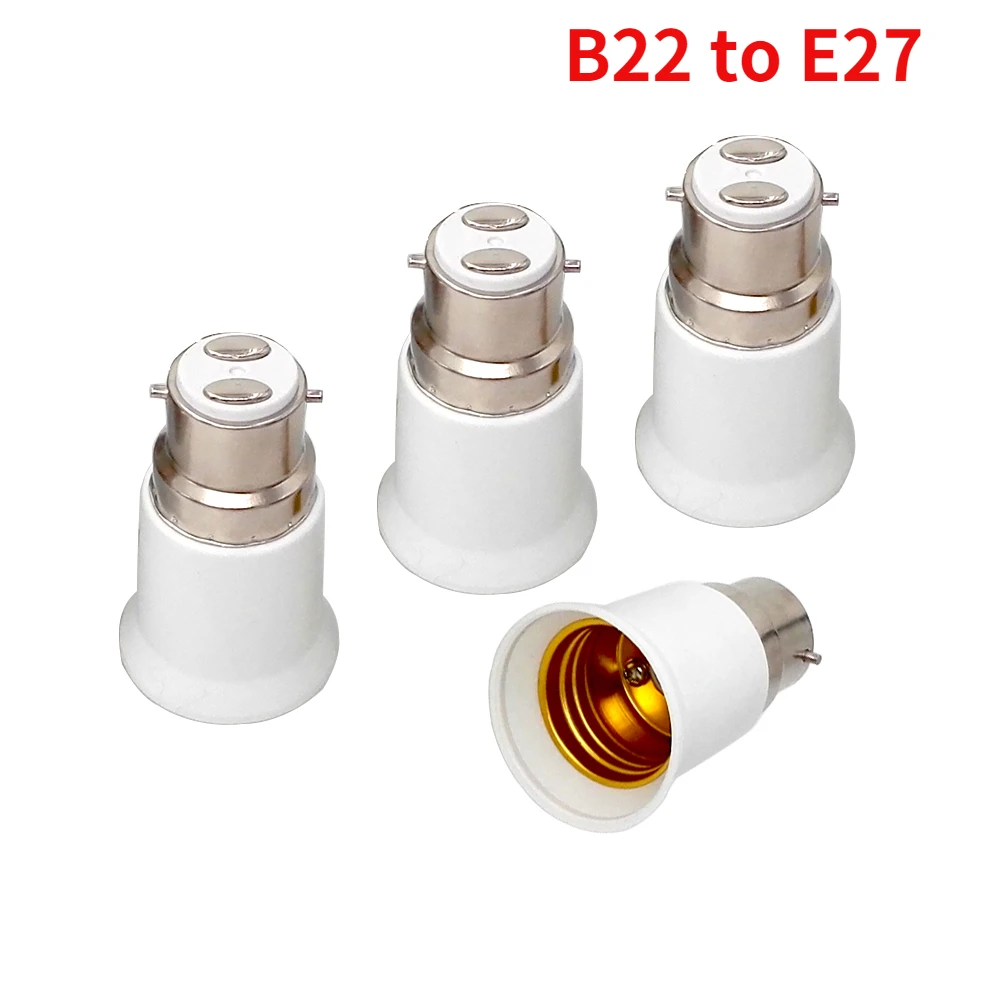 E27 to B22, B22 to E27 Light Socket Adapter 250V2A PBT Housing CE Rohs LED Lamp Base Holder Socket Converter