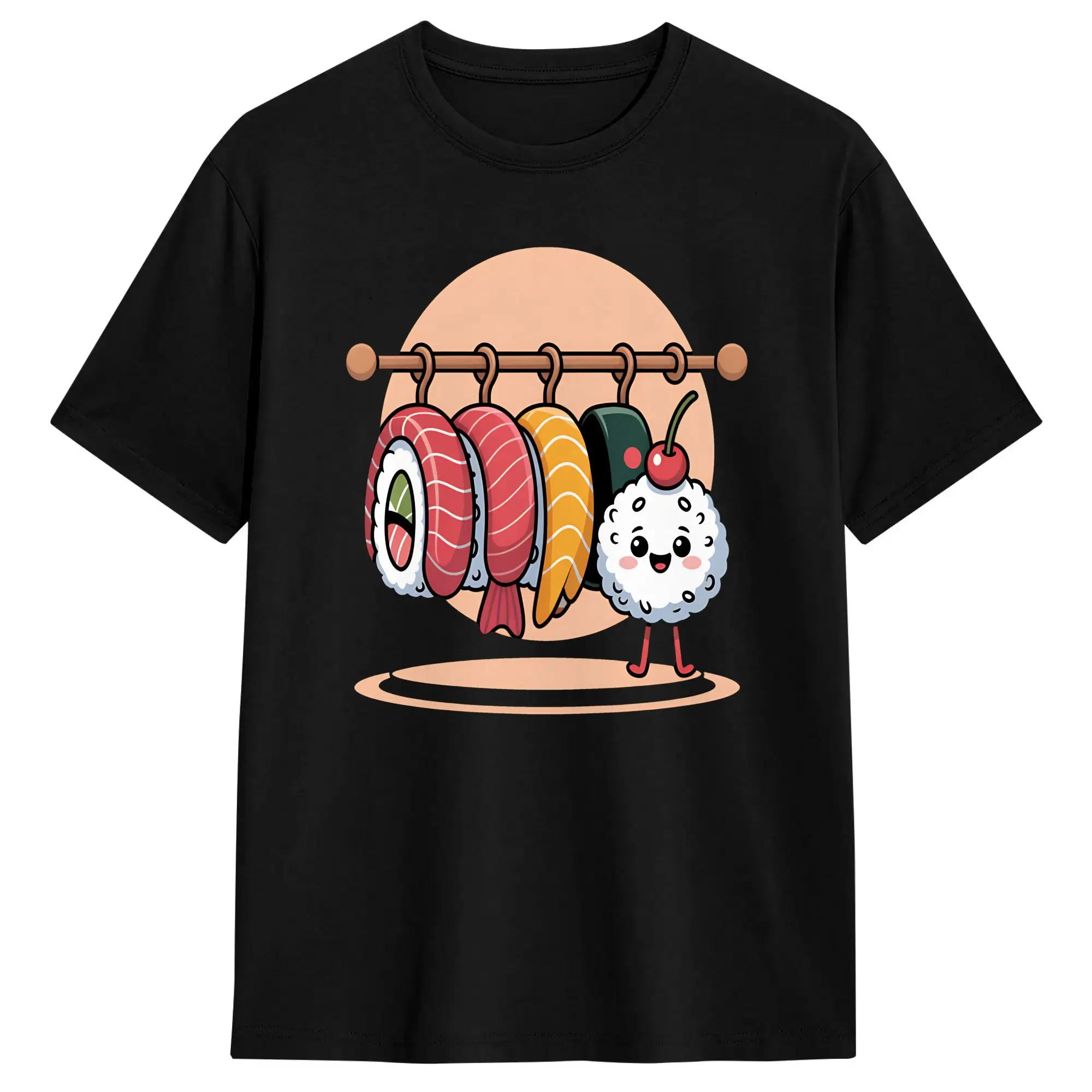 Sushi Wardrobe Olipop  T-Shirt for Men Women  Amazing Pure Cotton Tees Round Collar Short Sleeve T Shirts Gift Idea Clothing