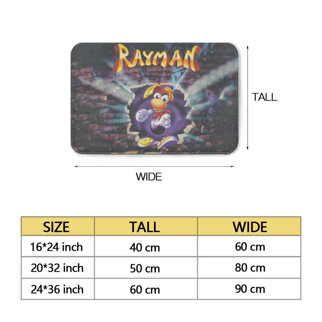 Rug Bedroom Bathromm Carpet New-Arrive-Cartoon-Rayman-Legends-Adventures-Game-Print Living Room Cartoon Floor Mat Doormat Decor