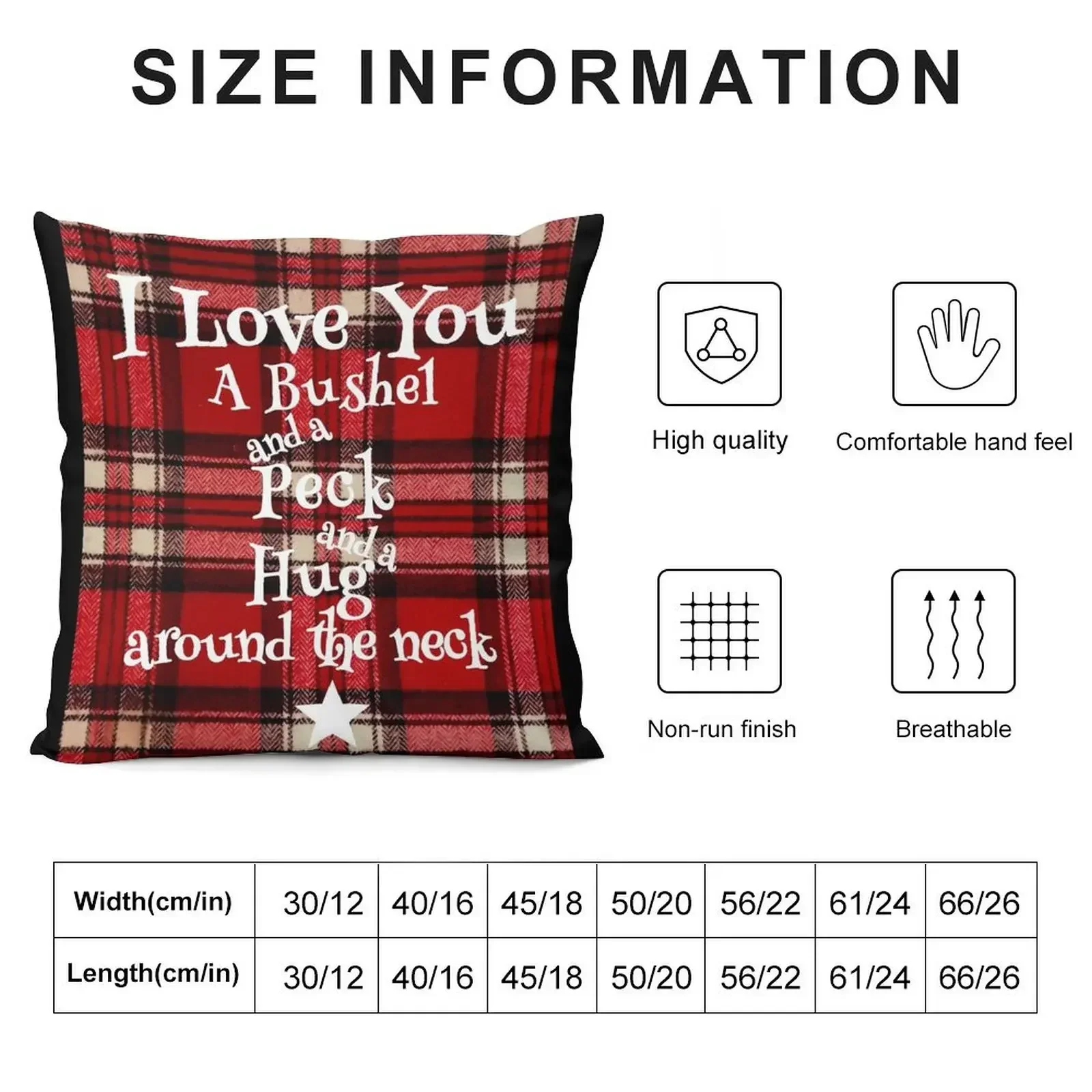 I love you a bushel and a peck Throw Pillow Elastic Cover For Sofa Decorative Pillow Covers For Sofa pillow