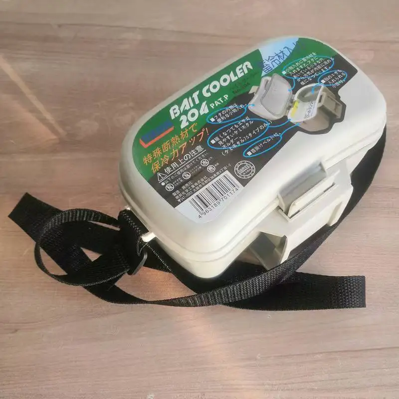 

Коробки для рыболовных снастей 2025 года, двухслойный чехол для хранения приманок, подвесной пояс с пинцетом для приманки, аксессуары для рыбалки на открытом воздухе