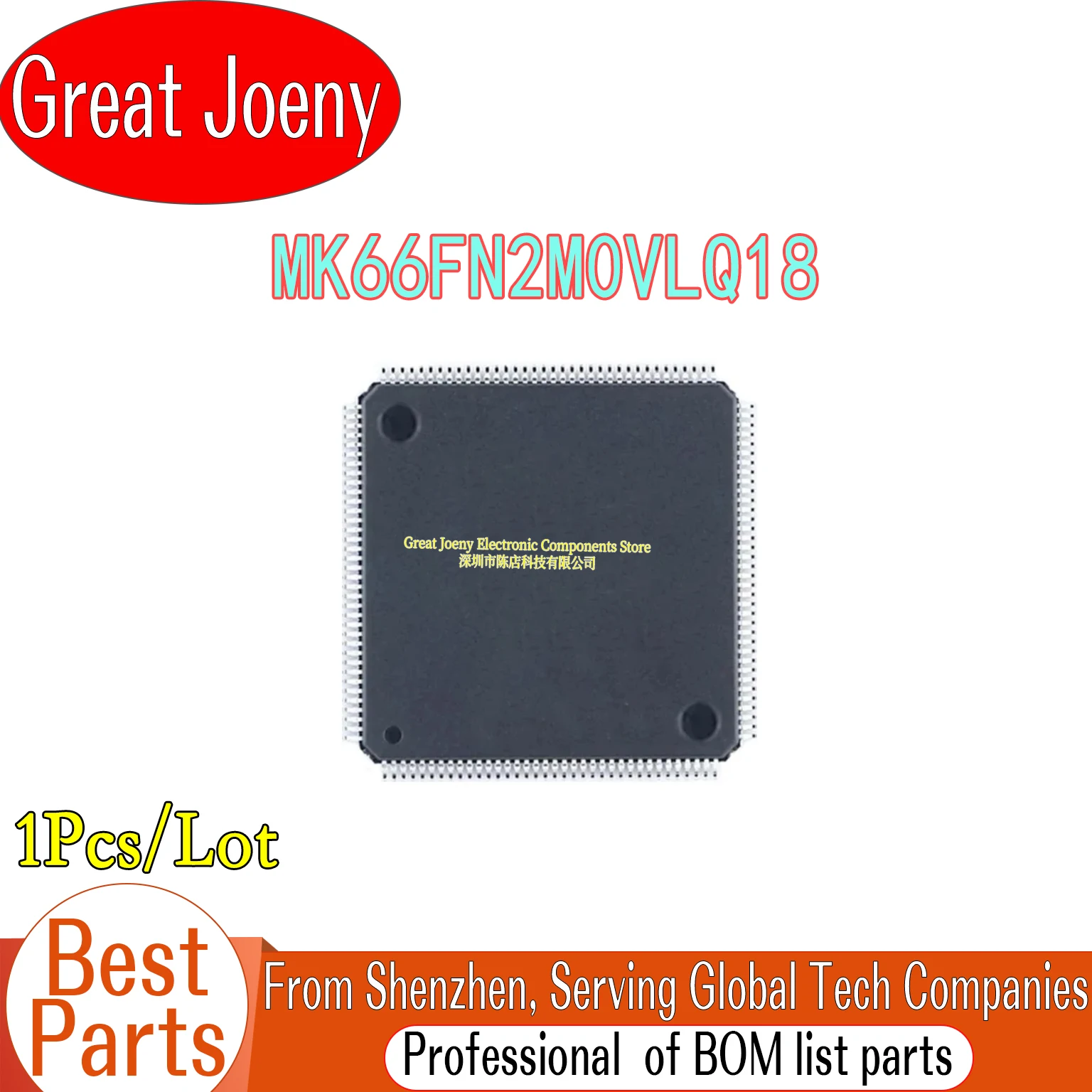 

100% New Original MK66FN2M0VLQ18 IC MCU Chipset LQFP-144