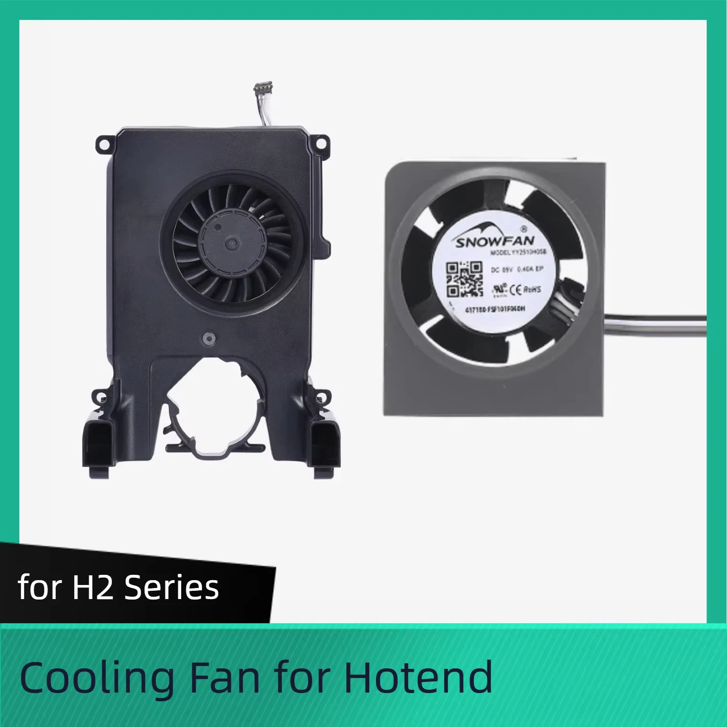 Hotend Cooling Fan for Bambu H2 Series Part Cooling Fan for BambuLab H2S H2D 3D Printer Replacement Parts