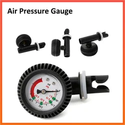 Air Pressure Gauge 5.08 PSI Portable Thermometer Connector For Inflatable Boats Kayak Raft Surfing