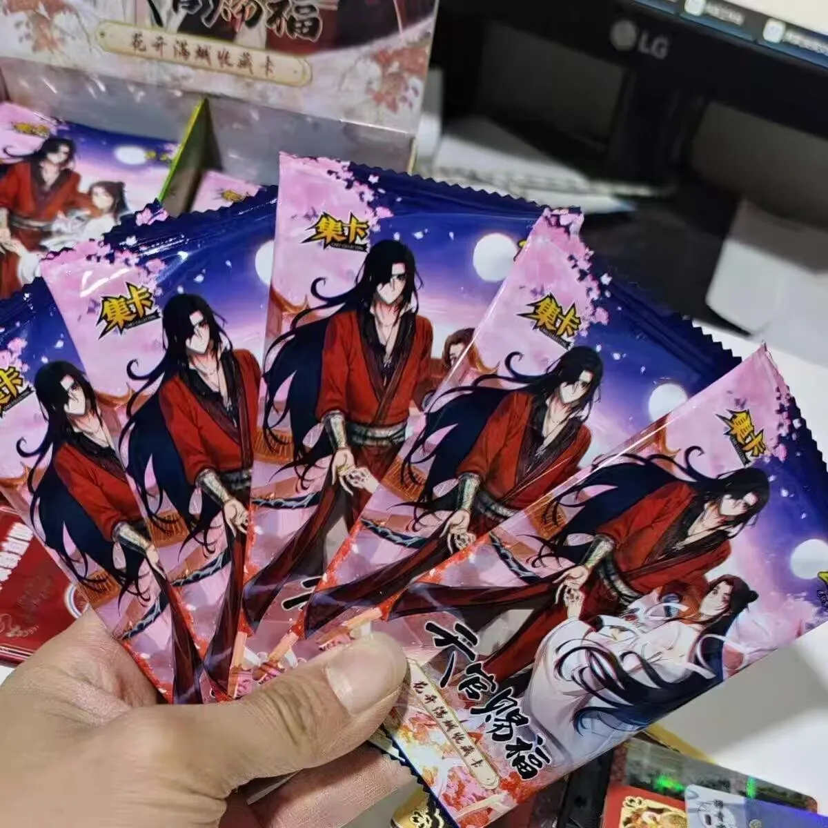 Niebiańskie urzędniki Karta błogosławieństwa patriarcha magii Karty Dao Fenghua Rozdział Taoyuan Tysiąc latarni Karty kolekcjonerskie Anime