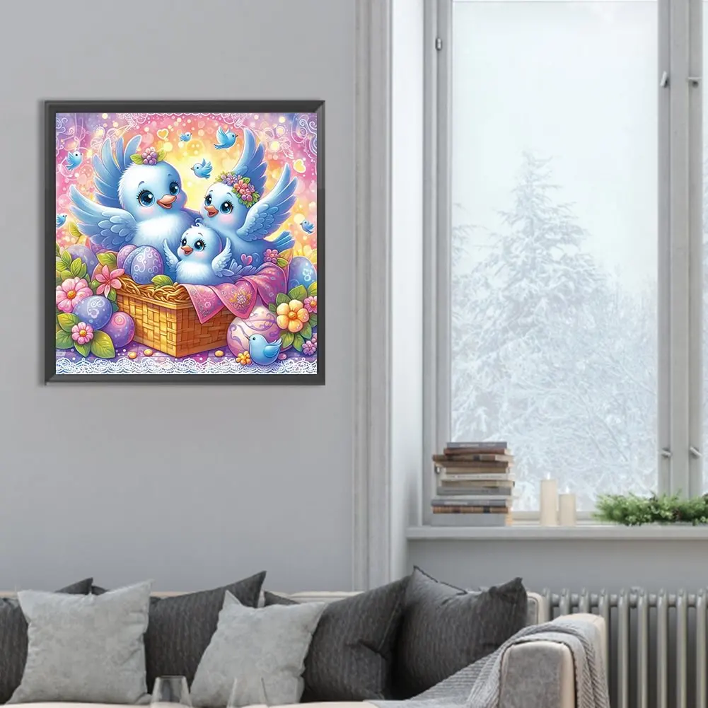 Diamond Painting Family Christmas Father Full Fairy Dust Diamond Art Crystal Resin Mosaic Painting Kit AB Drill Cross Stitch Set view 6