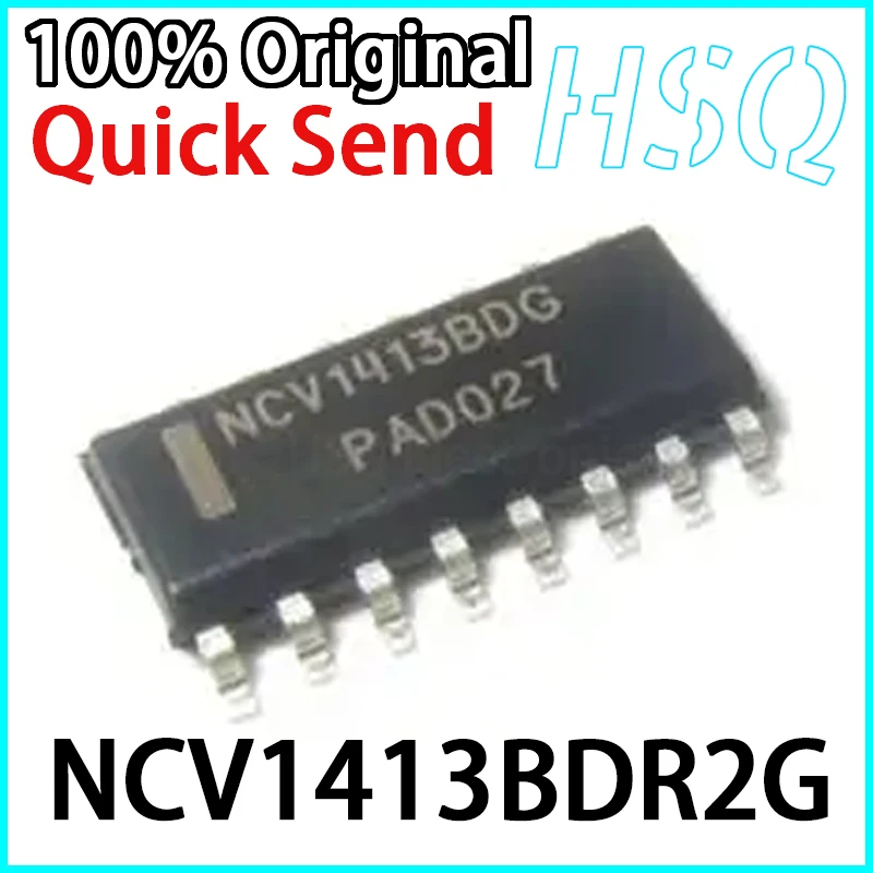 

5PCS Original NCV1413BDR2G Silk Screen NCV1413BDG Driver Chip Mounting SOIC-16