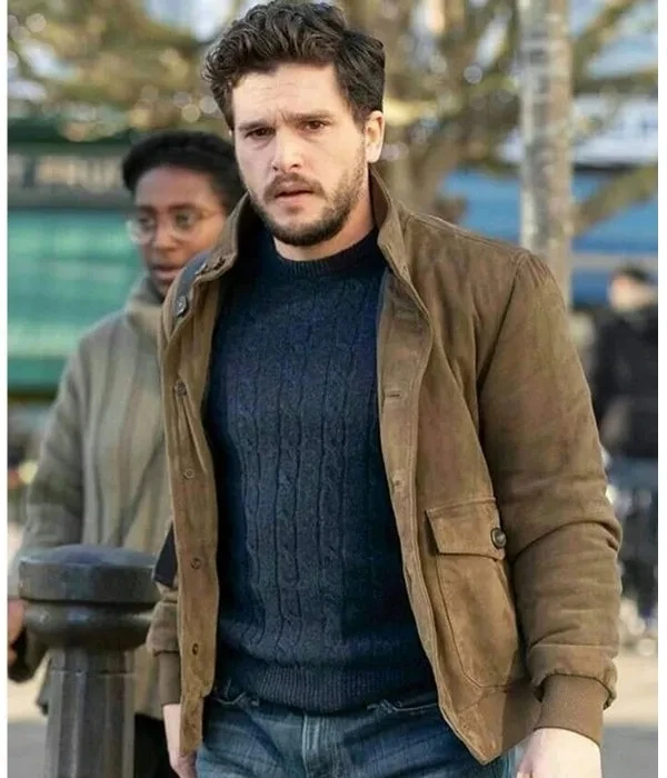 

YANGHAOYUSONG Homemade Eternals Kit Harington Bomber Jacket Suitable For Autumn And Winter