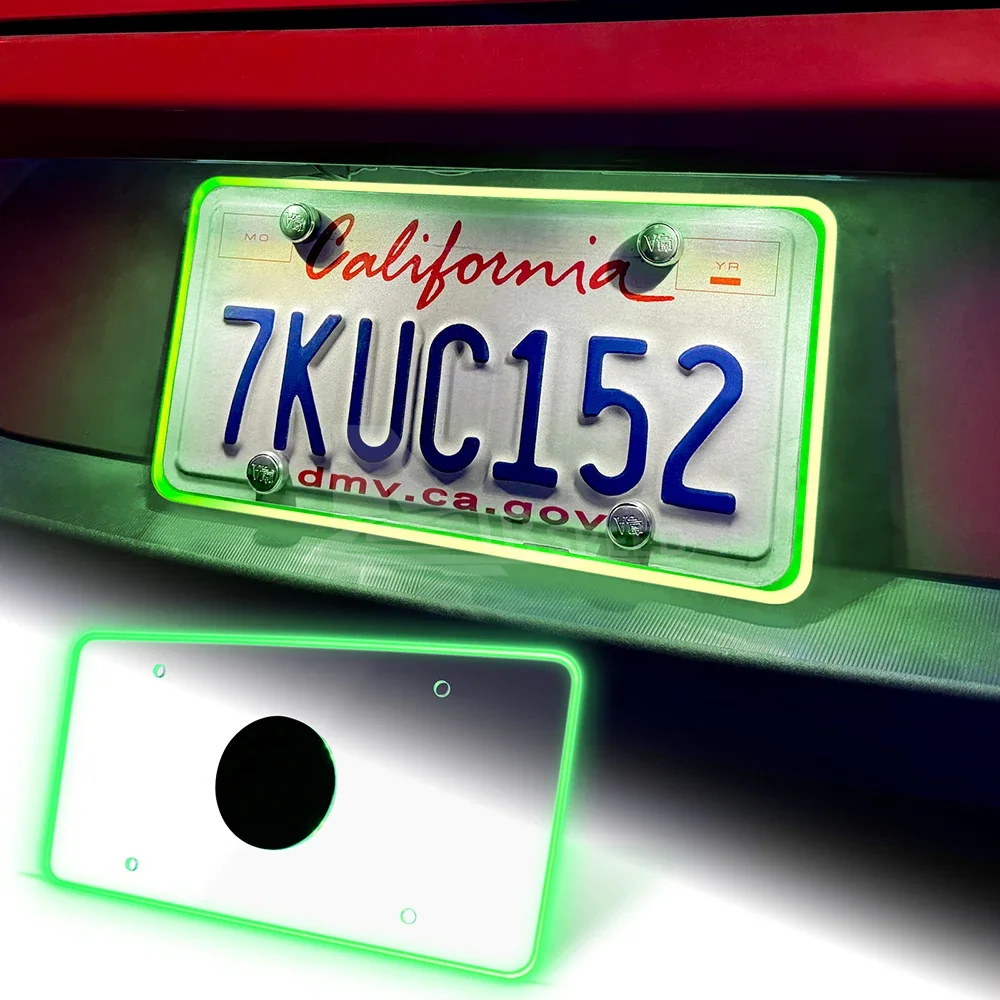 

Plug Play Rear LED License Plate Light for Car 12V Number Tag Lamp Waterproof Decorative Tail Lamp Universal Fit for All Vehicle