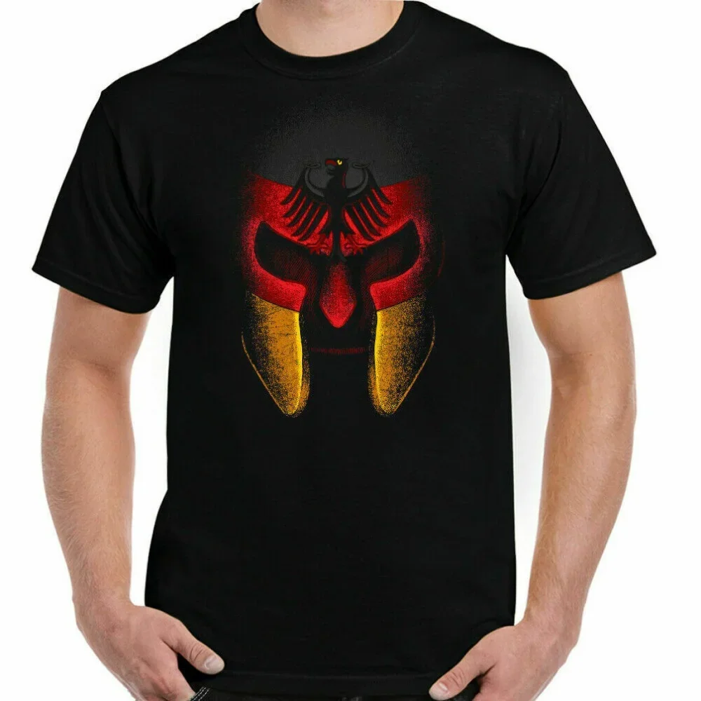 Fitness Helmet T-Shirt  Spartan Training Top MMA Short Sleeve Casual Cotton O-Neck Summer T Shirts
