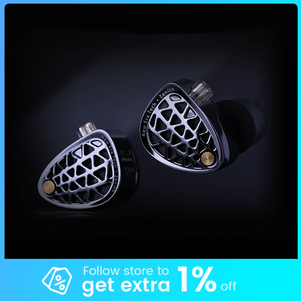 KZ Zenith High-End Tunable In-Ear Earphones Metal Headset Dynamic Driver lEMs headphones