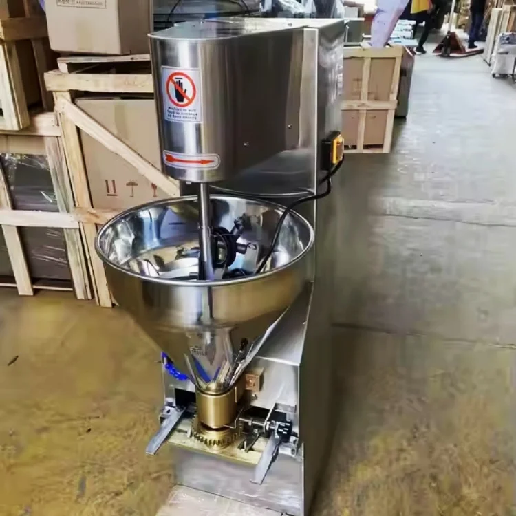 Small Automatic Beef Ball Forming Machine Big Size Fish Ball 2 Head Maker  Chicken Halal Stuff Ball Roll Maker
