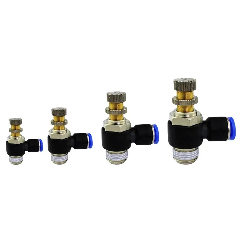 

30Pcs SL10-01/SL10-02/SL12-03 Quick Connector Pressure Regulator Throttle Valve Compressor Accessories Air Pneumatic Fitting