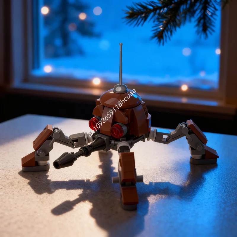 146 peças MOC DSD 1 Modelo de Blocos de Construção de Arquitetura de Droid Aranha Anão da Batalha Estelar, Brinquedo Educativo, Ideia de Presente de Natal