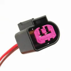 1J0 973 772 1J0973772 2 Pin Alternator Generator Regulator Plug Cable for Golf MK4 Beetle Magotan Sagitar CC